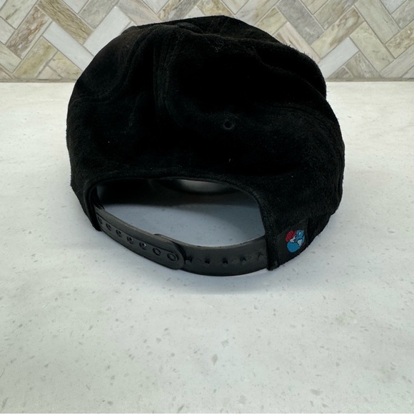 Vintage NBA Blazers SnapBack Hat Cap Suede Leather Universal Industries - Picture 4 of 10